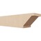 Ekena Millwork 6in. W x 6in. H x 24in. L Burlington Woodgrain TimberThane Rafter Tail, Primed Tan RFTUR06X06X24BURRCPR - alternate 1